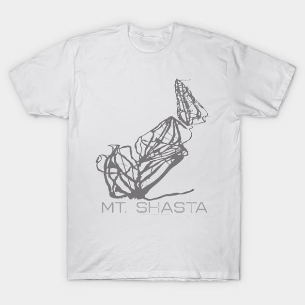 Mt Shasta Resort 3D T-Shirt by Mapsynergy